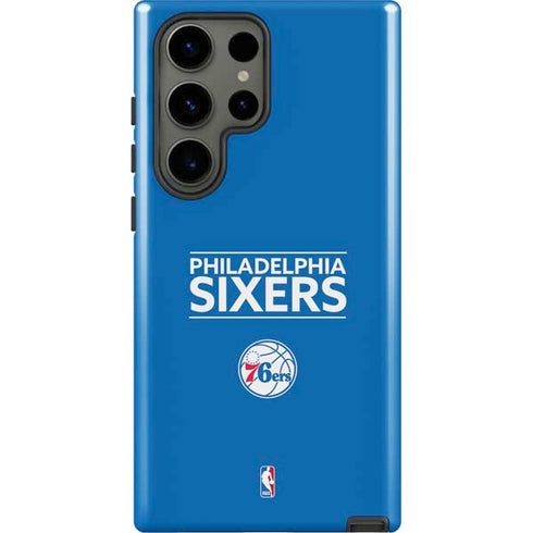 NBA Philadelphia 76ers Standard - Blue Galaxy S23 Ultra Pro Case