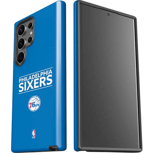 NBA Philadelphia 76ers Standard - Blue Galaxy S23 Ultra Pro Case