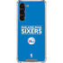 NBA Philadelphia 76ers Standard - Blue Galaxy S24 FE Clear Case