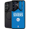 NBA Philadelphia 76ers Standard - Blue Galaxy S25 Kickstand Case