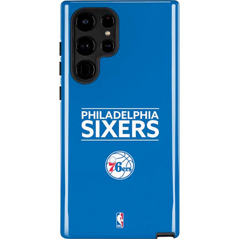 NBA Philadelphia 76ers Standard - Blue Galaxy S25 Ultra Impact Case