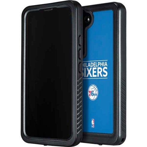 NBA Philadelphia 76ers Standard - Blue Galaxy S24 Waterproof Case