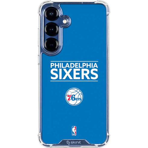 NBA Philadelphia 76ers Standard - Blue Galaxy S25 Plus Clear Case