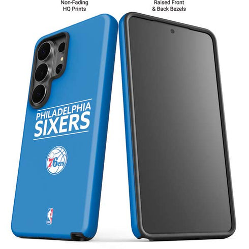 NBA Philadelphia 76ers Standard - Blue Galaxy S26 Ultra Impact Case