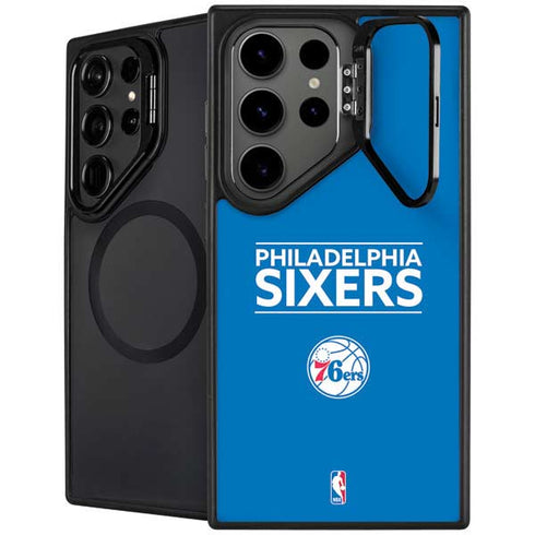 NBA Philadelphia 76ers Standard - Blue Galaxy S26 Ultra Kickstand Case