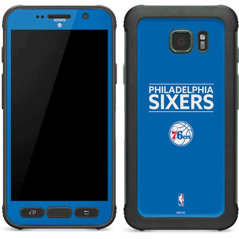 NBA Philadelphia 76ers Standard - Blue Galaxy S7 Active Skin