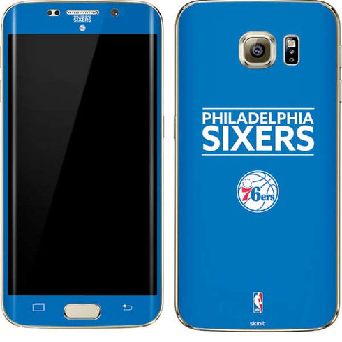 NBA Philadelphia 76ers Standard - Blue Galaxy S7 Edge Skin