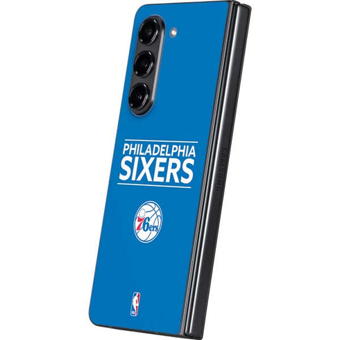 NBA Philadelphia 76ers Standard - Blue Galaxy Z Fold5 5G Skin