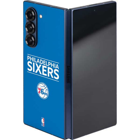 NBA Philadelphia 76ers Standard - Blue Galaxy Z Fold6 Skin
