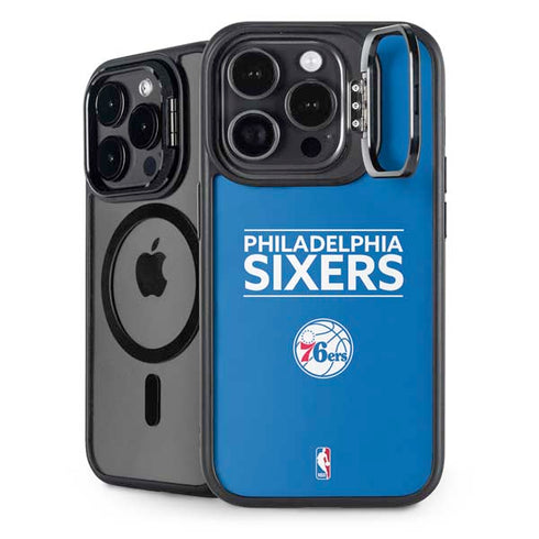 NBA Philadelphia 76ers Standard - Blue iPhone 13 Pro Kickstand Case