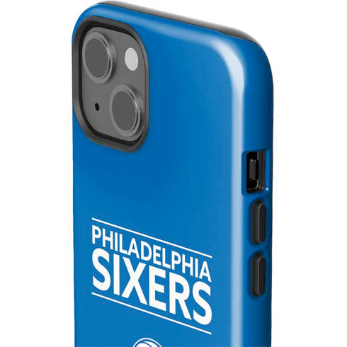 NBA Philadelphia 76ers Standard - Blue iPhone 15 Impact Case