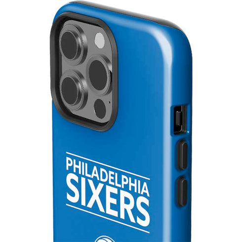 NBA Philadelphia 76ers Standard - Blue iPhone 15 Pro Impact Case