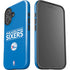 NBA Philadelphia 76ers Standard - Blue iPhone 16 Impact Case