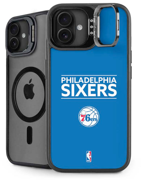NBA Philadelphia 76ers Standard - Blue iPhone 16 Kickstand Case