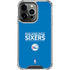NBA Philadelphia 76ers Standard - Blue iPhone 16 Pro Clear Case
