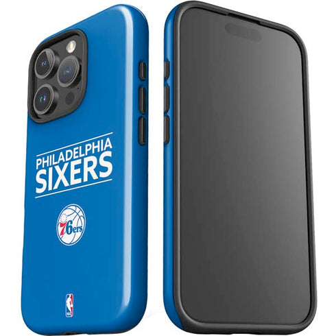 NBA Philadelphia 76ers Standard - Blue iPhone 16 Pro Impact Case