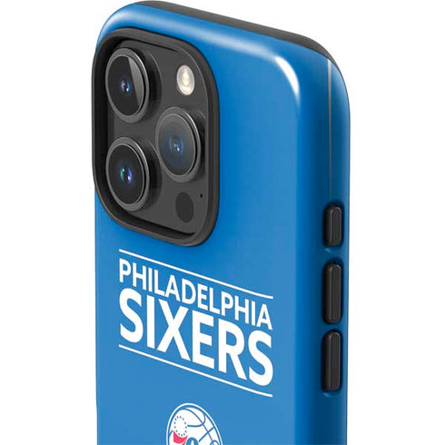 NBA Philadelphia 76ers Standard - Blue iPhone 16 Pro Max Impact Case