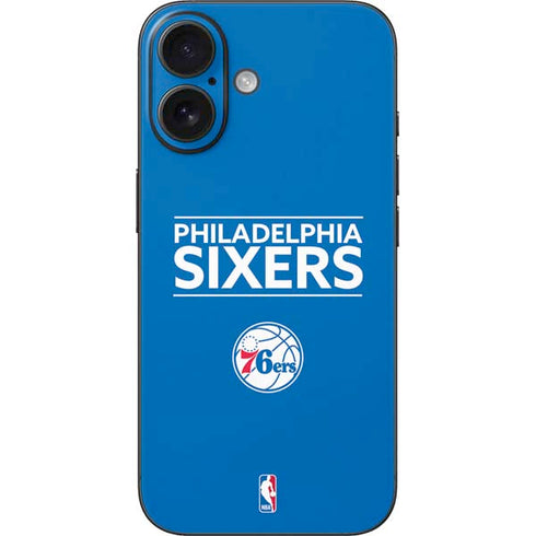 NBA Philadelphia 76ers Standard - Blue iPhone 16 Skin