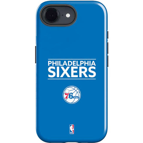 NBA Philadelphia 76ers Standard - Blue iPhone 16e Impact Case