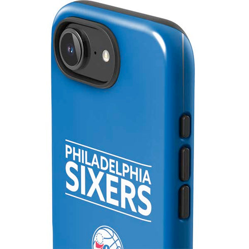 NBA Philadelphia 76ers Standard - Blue iPhone 16e Impact Case