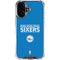 NBA Philadelphia 76ers Standard - Blue iPhone 17 Clear Case