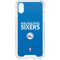 NBA Philadelphia 76ers Standard - Blue iPhone XS Clear Case