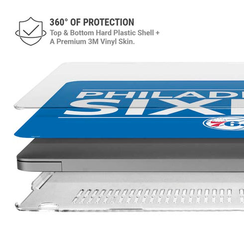 NBA Philadelphia 76ers Standard - Blue MacBook Cases