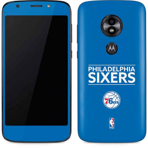 NBA Philadelphia 76ers Standard - Blue Moto E5 Play Skin