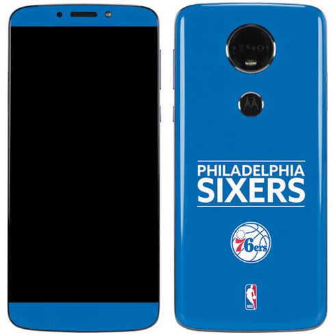 NBA Philadelphia 76ers Standard - Blue Moto E5 Plus Skin