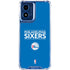 NBA Philadelphia 76ers Standard - Blue Moto G 5G (2024) Clear Case