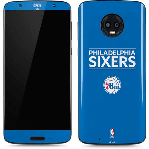 NBA Philadelphia 76ers Standard - Blue Moto G6 Skin