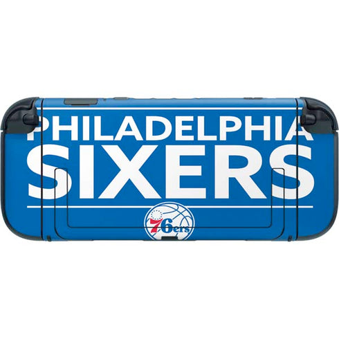 NBA Philadelphia 76ers Standard - Blue Nintendo Switch 2 (2025) with Joy-Con Skin
