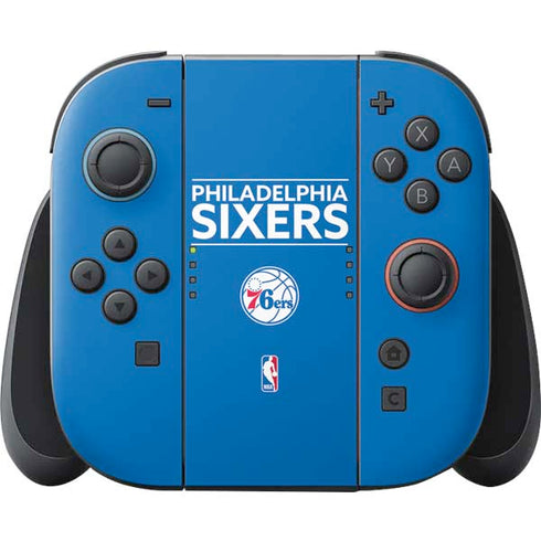 NBA Philadelphia 76ers Standard - Blue Nintendo Switch 2 (2025) Joy-Con Controller Skin