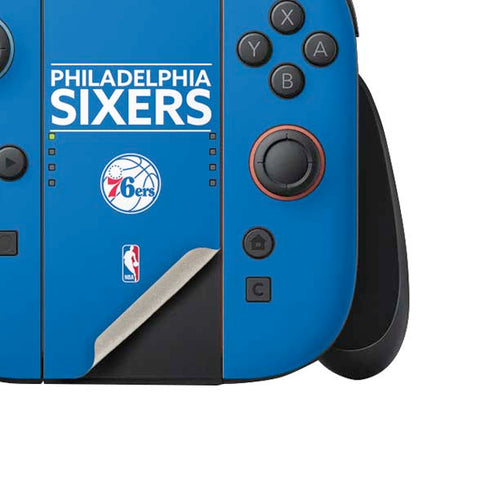 NBA Philadelphia 76ers Standard - Blue Nintendo Switch 2 (2025) Joy-Con Controller Skin