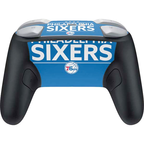 NBA Philadelphia 76ers Standard - Blue Nintendo Switch 2 (2025) Pro Controller Skin