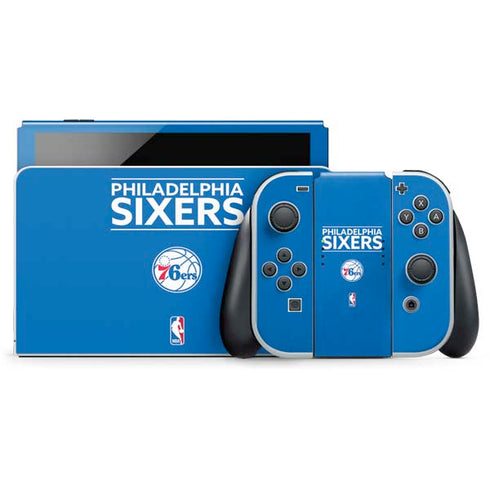 NBA Philadelphia 76ers Standard - Blue Nintendo Skins