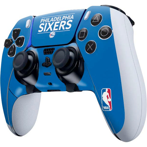 NBA Philadelphia 76ers Standard - Blue PS5 DualSense Edge Pro Controller Skin