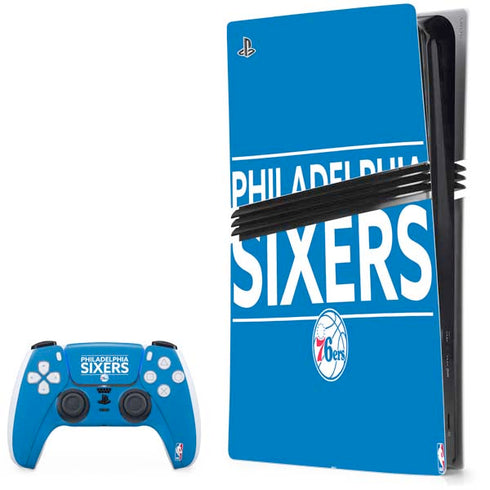 NBA Philadelphia 76ers Standard - Blue PS5 Pro Bundle Skin