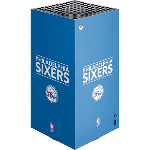 NBA Philadelphia 76ers Standard - Blue XBox Series X Digital Edition Console Skin
