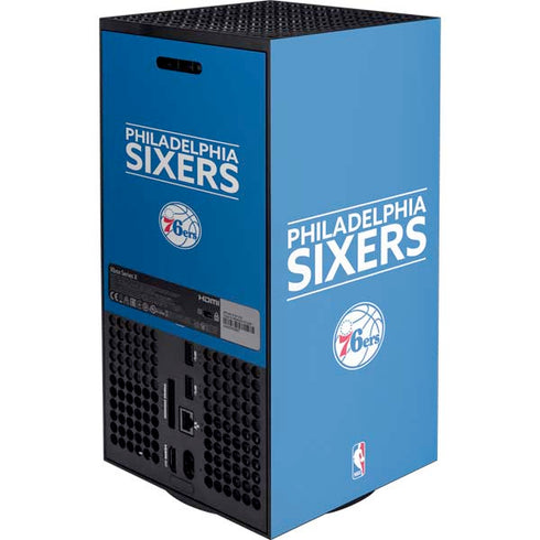 NBA Philadelphia 76ers Standard - Blue XBox Series X Digital Edition Console Skin