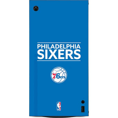 NBA Philadelphia 76ers Standard - Blue XBox Series X Digital Edition Console Skin