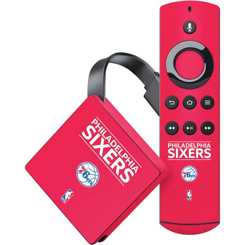 NBA Philadelphia 76ers Standard - Red Amazon Fire TV Skin