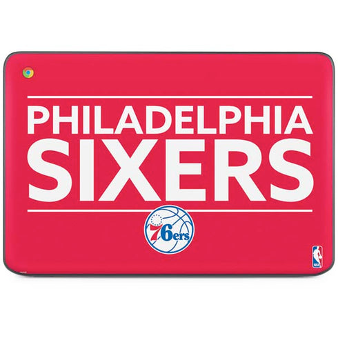 NBA Philadelphia 76ers Standard - Red HP Chromebook Skin