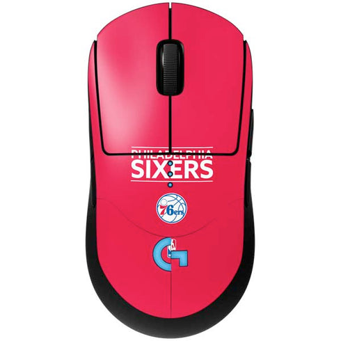 NBA Philadelphia 76ers Standard - Red G Pro Wireless Gaming Mouse Skin