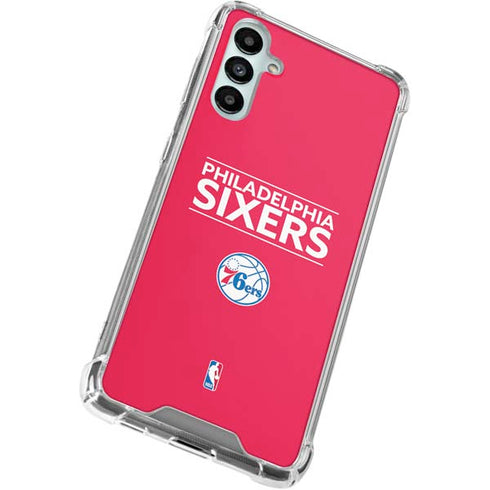 NBA Philadelphia 76ers Standard - Red Gabb Phone 4 Clear Case