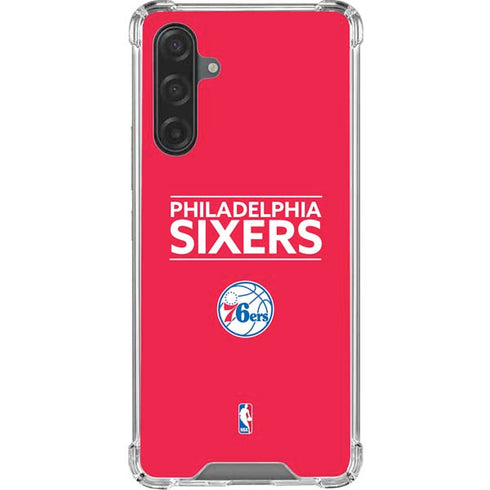 NBA Philadelphia 76ers Standard - Red Galaxy A17 Clear Case