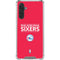 NBA Philadelphia 76ers Standard - Red Galaxy A17 Clear Case