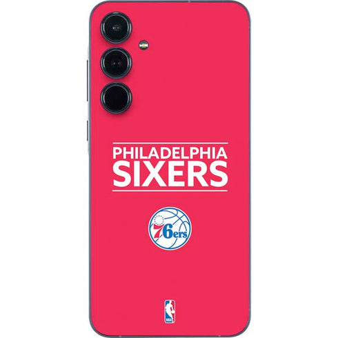 NBA Philadelphia 76ers Standard - Red Galaxy A35 5G Skin