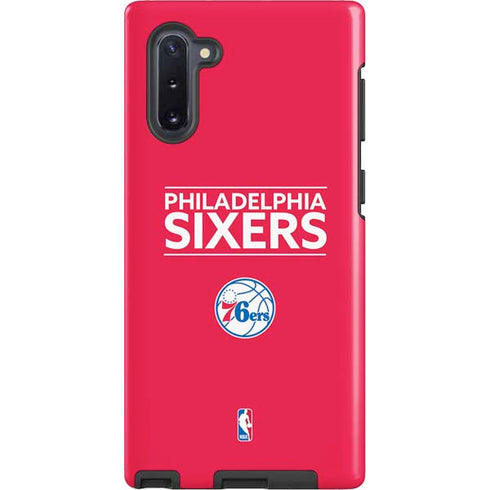 NBA Philadelphia 76ers Standard - Red Galaxy Cases