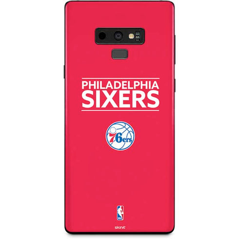 NBA Philadelphia 76ers Standard - Red Galaxy Note 9 Skin